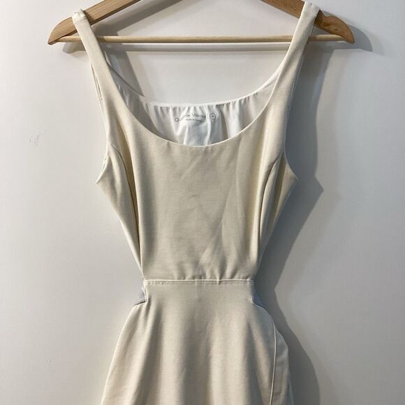 Outdoor Voices White Court Dress‎ Cutout Back Athletic Tennis Skort Dress Size M - Picture 7 of 14